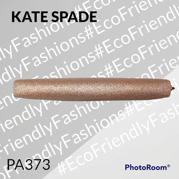 Kate Spade Rose Gold Joeley Shimmy Glitter Large Zip Around Continental Wallet - Picture 3 of 8